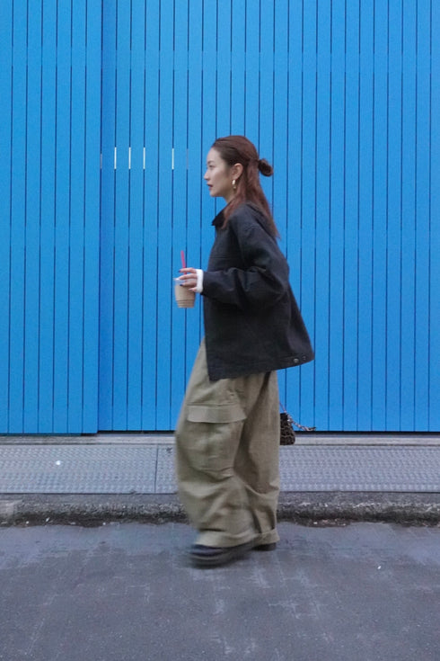 バイカラールーズブルゾン